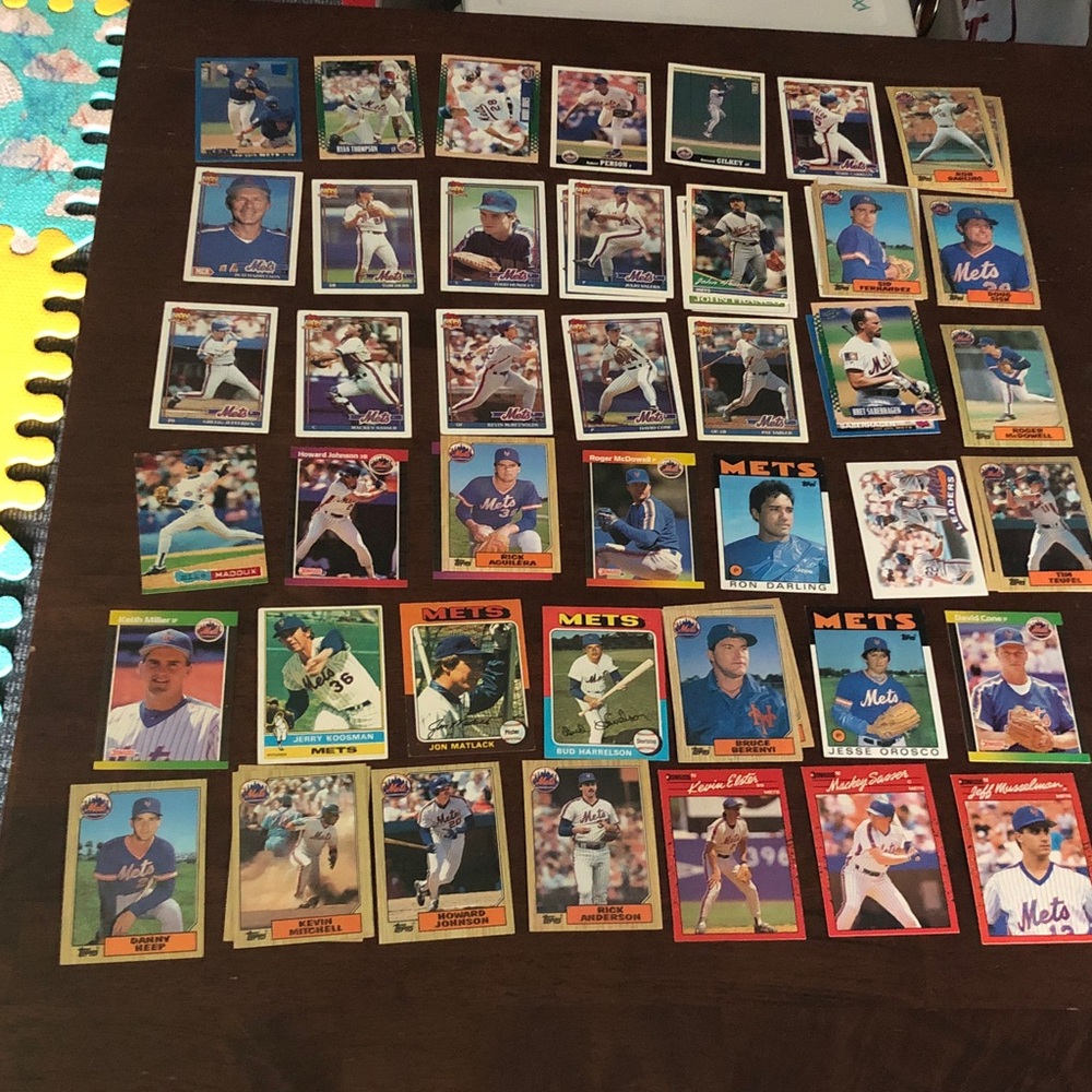 ⛵️ Vintage New York Mets Baseball Trading Card Set